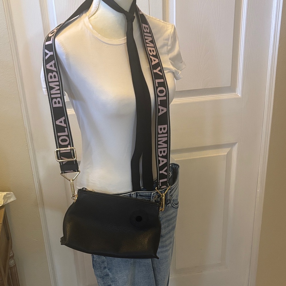 Bimba y Lola Black Crossbody Bag
